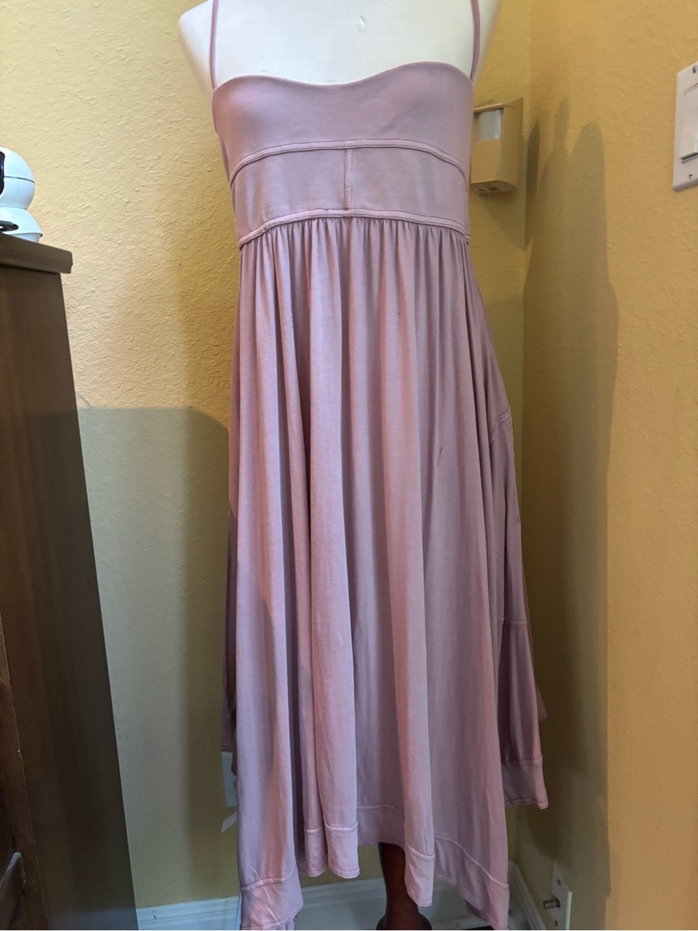 Daily Practise by Anthropologie blush colored dress. NWT. Large - Picture 2 of 15